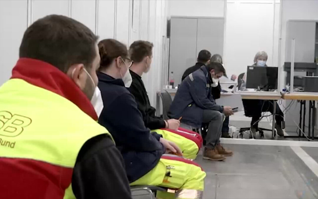 Startschuss im Impfzentrum in Pirmasens