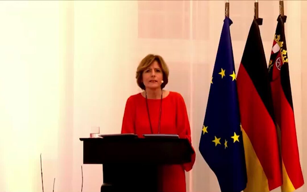 Malu Dreyer auf ihrem Neujahrsempfang zu den Beschlüssen