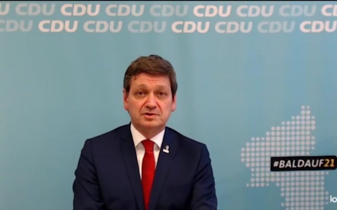 Christian Baldauf stellt Pläne zur Innenpolitik vor