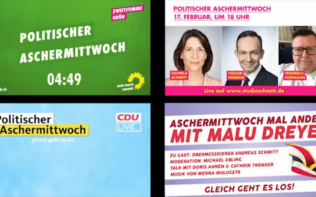 Politischer Aschermittwoch in Rheinland-Pfalz
