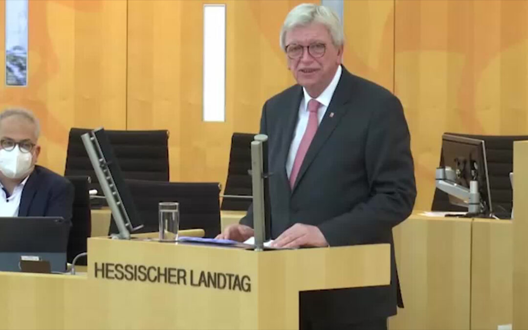 Bouffier gibt Regierungserklärung zur Corona-Krise ab