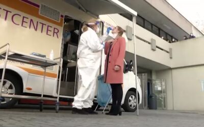 Mobiles Testzentrum für Schulen