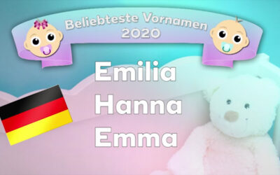Emilia und Noah sind die beliebtesten Vornamen in Deutschland