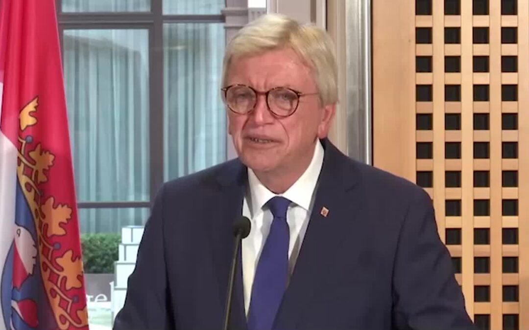 Ministerpräsident Bouffier informiert über Lockerungen