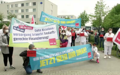 Tag der Pflege – Protestaktion in Ludwigshafen