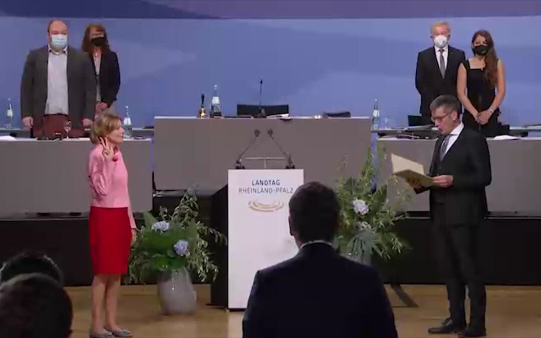 Malu Dreyer erneut zur Ministerpräsidentin gewählt