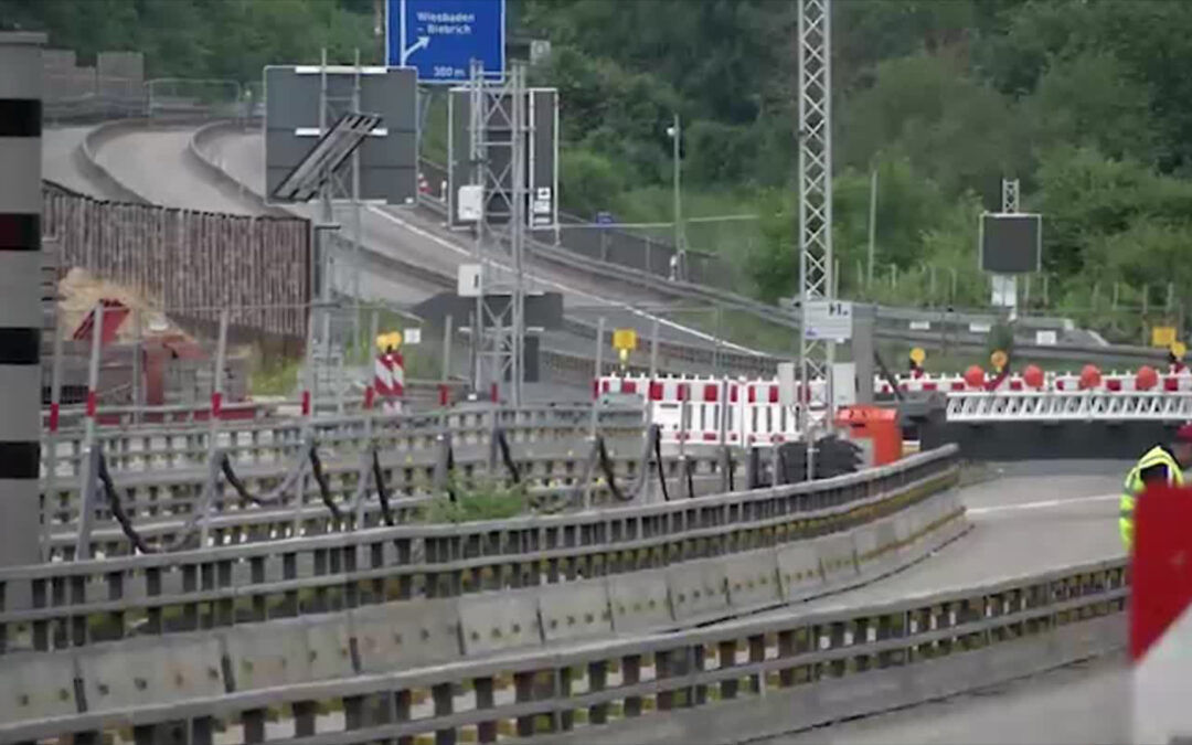 Sperrung der Salzbachtalbrücke