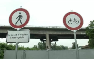 Salzbachtalbrücke wird gesprengt