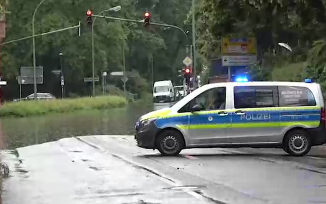 Unwetter ziehen über Hessen und Rheinland-Pfalz