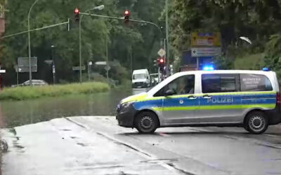 Unwetter ziehen über Hessen und Rheinland-Pfalz