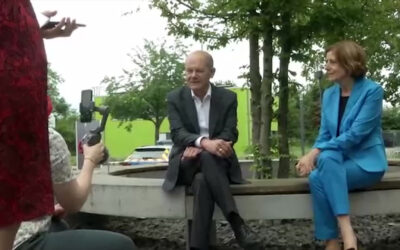 SPD-Kanzlerkandidat Olaf Scholz auf Stimmenfang