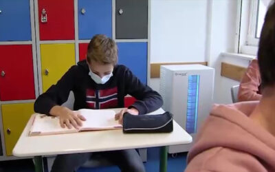 Schulen und Luftfilter