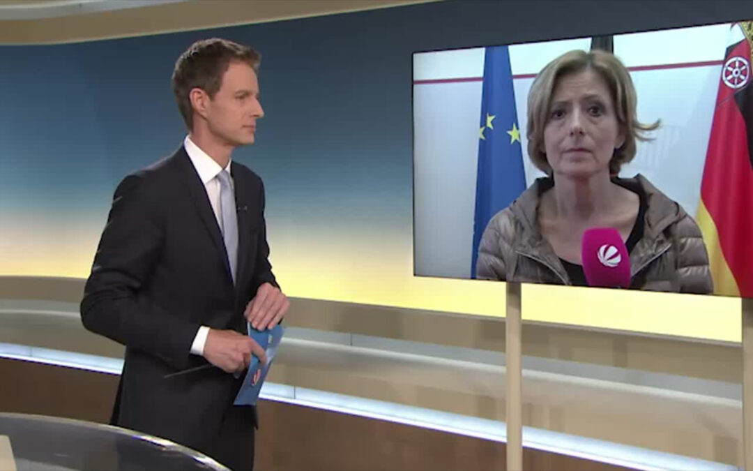 Videoschalte mit der rheinland-pfälzischen Ministerpräsidentin Malu Dreyer