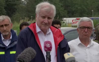 Seehofer besucht Katastrophengebiet