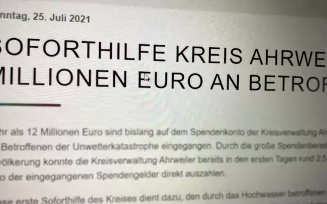Ist die Soforthilfe schon angekommen?