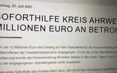 Ist die Soforthilfe schon angekommen?