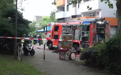 Brand in Frankfurt – Mann stürzt in den Tod