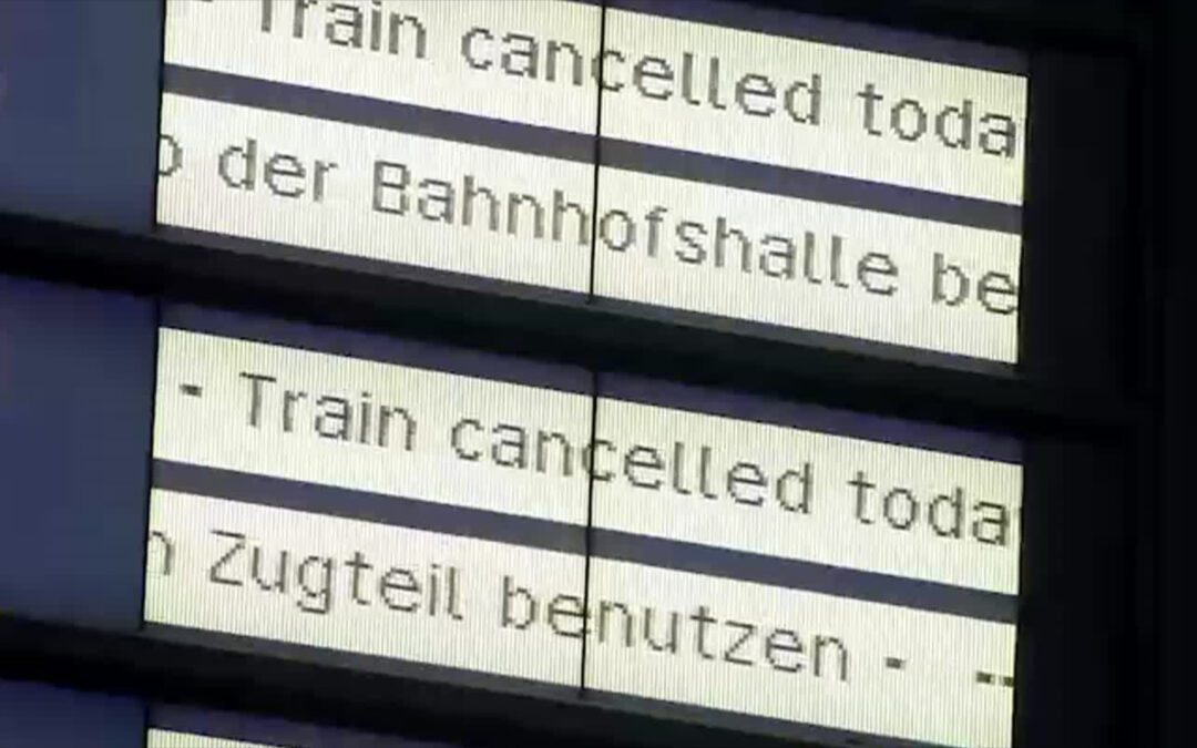 Massive Zugausfälle – Lokführer streiken bundesweit