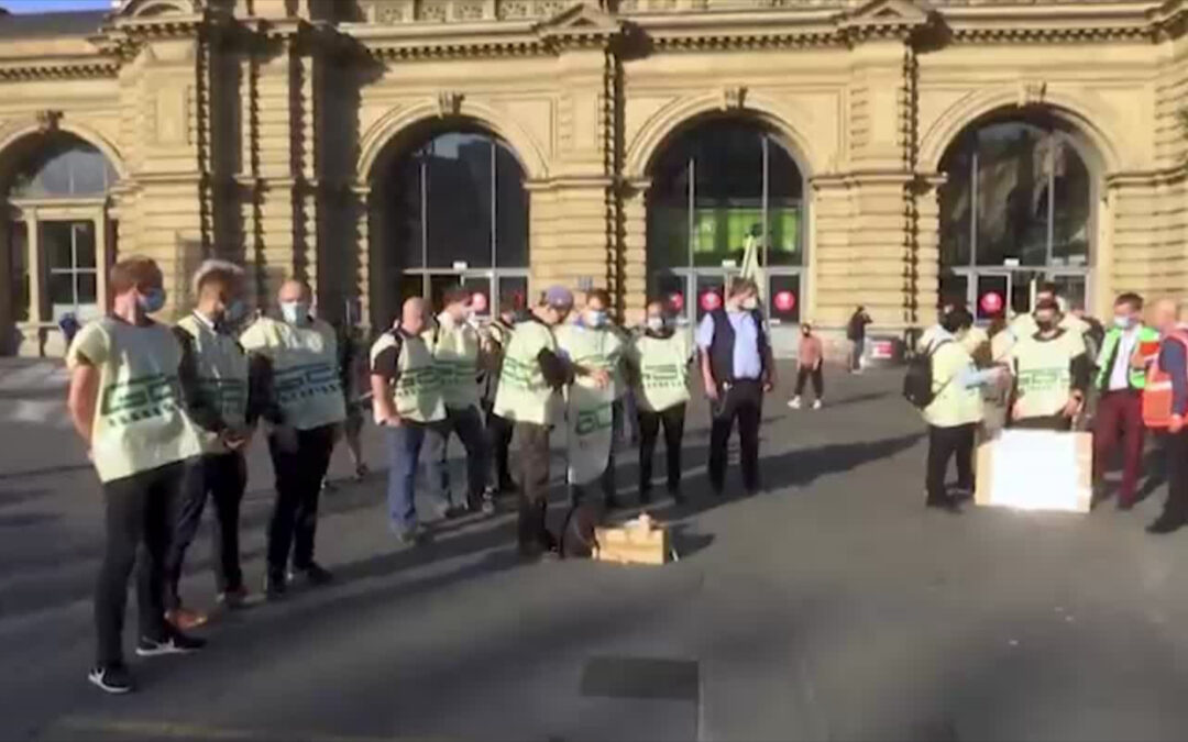 Lokomotivführer setzen Streik fort
