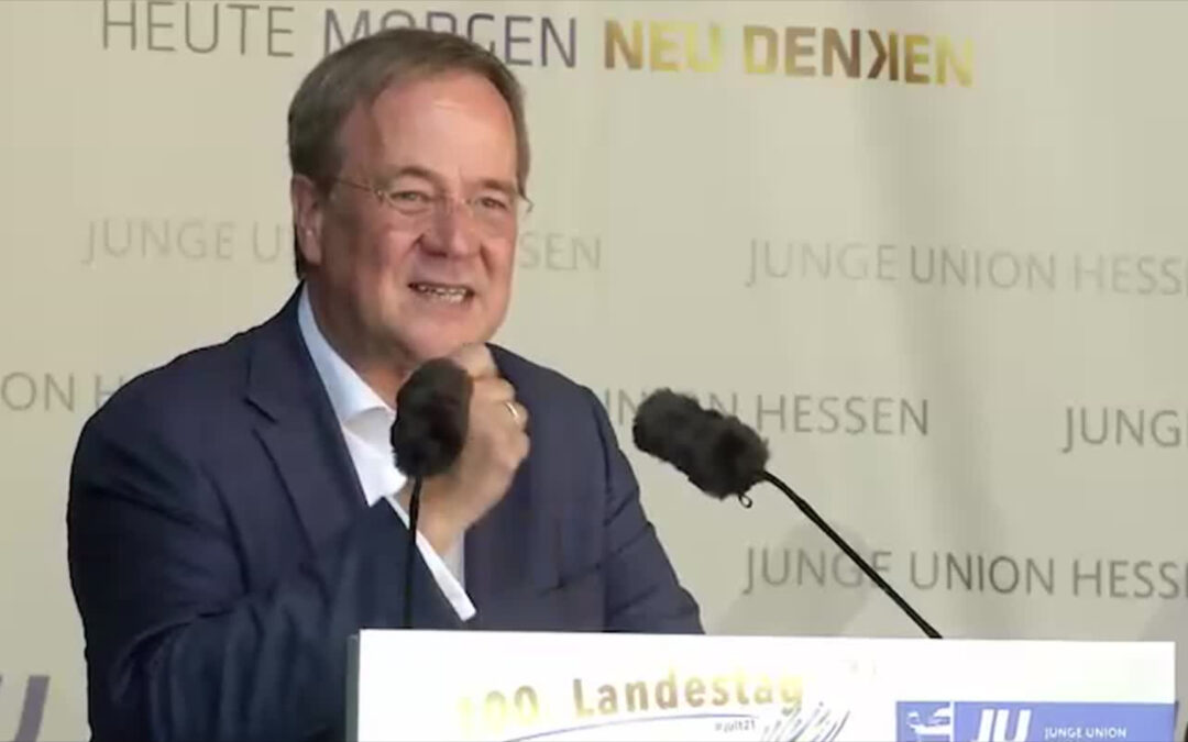 Armin Laschet auf Wahlkampftour durch Hessen