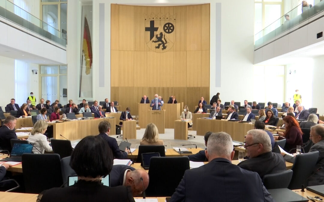 Erste Sitzung im renovierten Landtag