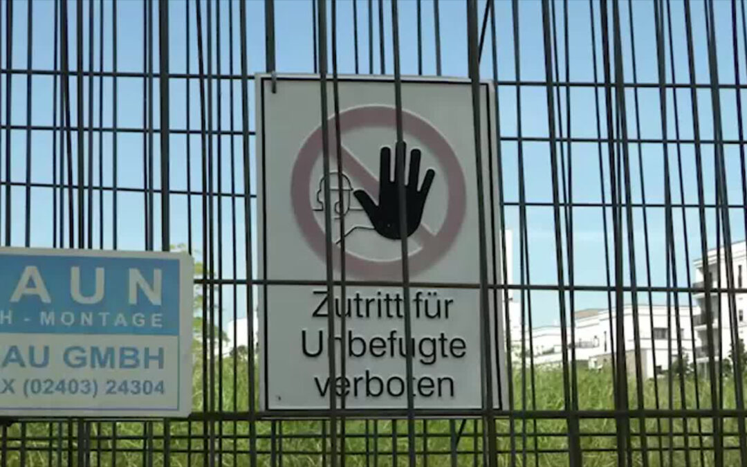 Betreten verboten: Europagarten in Frankfurt bleibt weiter geschlossen