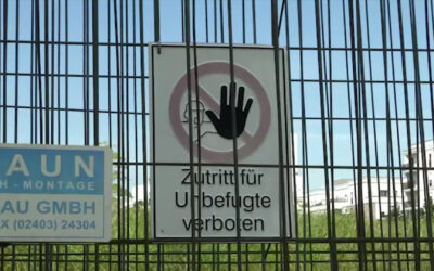 Betreten verboten: Europagarten in Frankfurt bleibt weiter geschlossen
