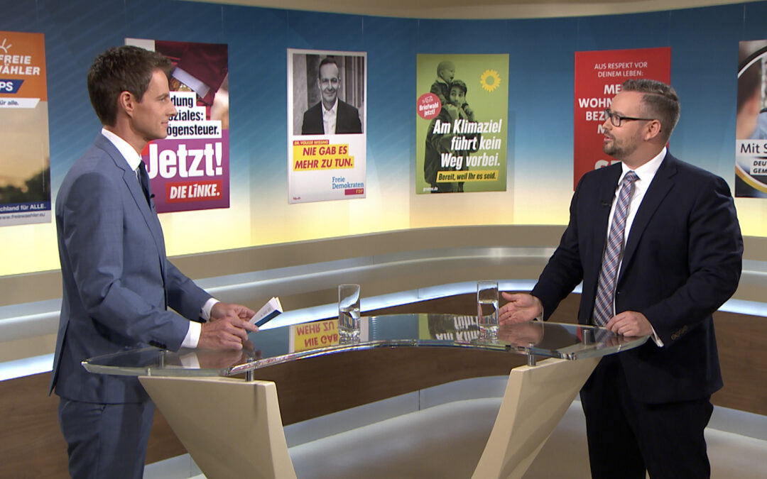 Das Interview  zur Bundestagswahl – Zu Gast Sebastian Münzenmaier (AfD)