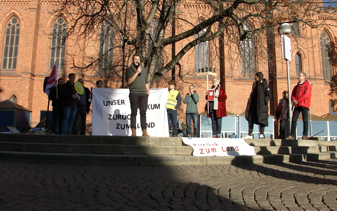 Protest gegen Privatisierung