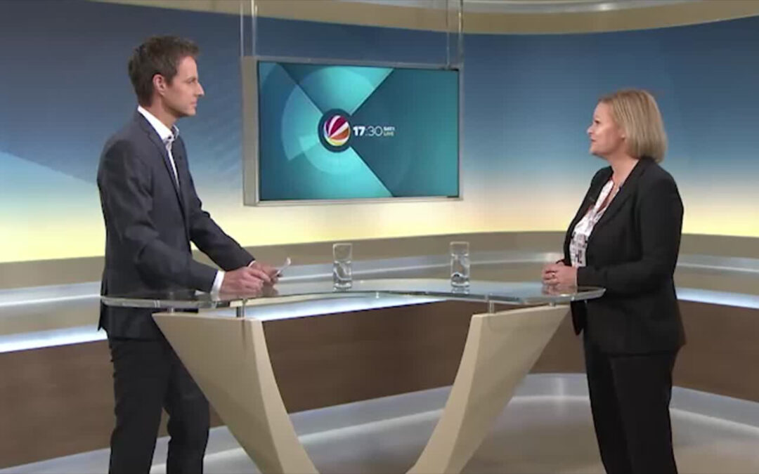Im Studiotalk: Nancy Faeser, die Landesvorsitzende der hessischen SPD