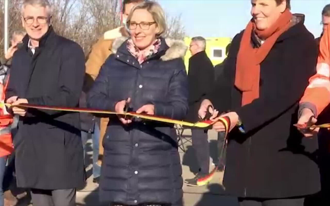 Sanierte Salierbrücke wieder für den Verkehr frei