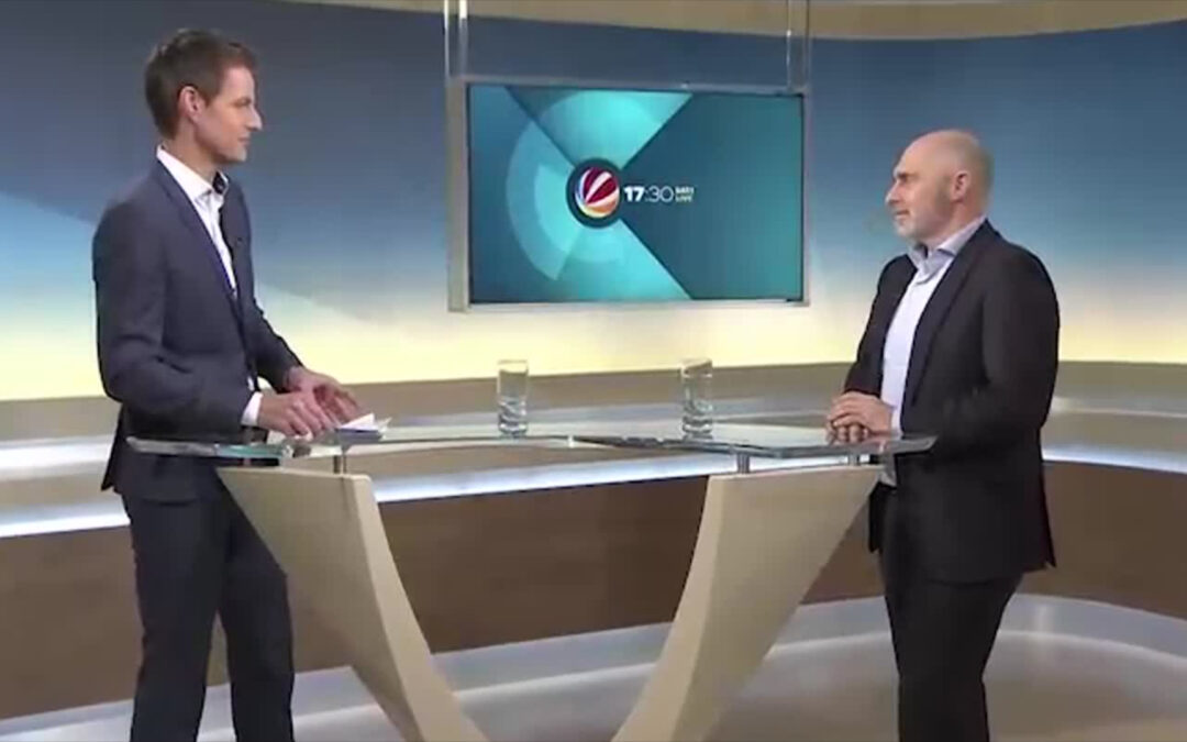 Studiogespräch mit dem hessischen FDP-Fraktionsvorsitzenden René Rock über Koalitionsvertrag und Corona-Lage