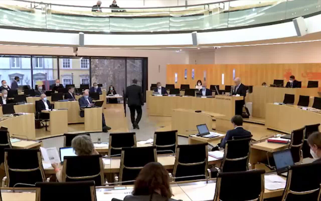 Generaldebatte und Schlagabtausch im hessischen Landtag