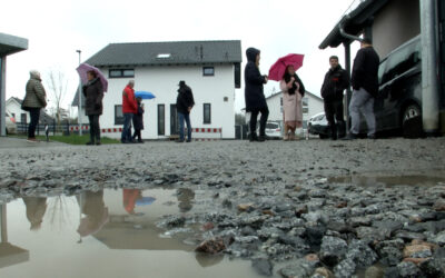 Häuser ohne Straße – Straßen-Chaos in Rimbach