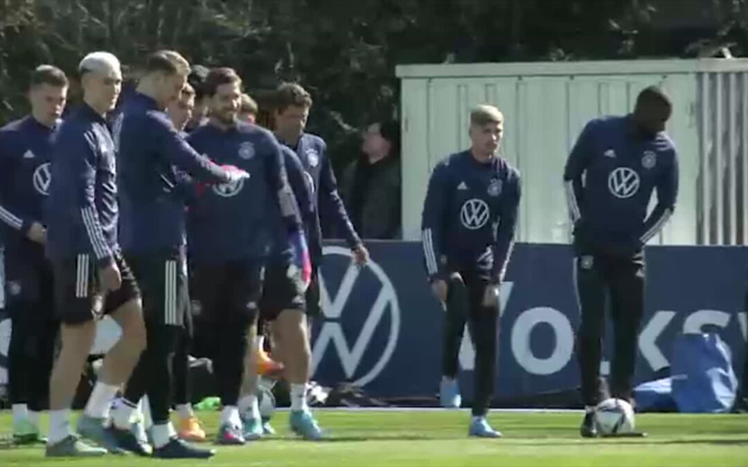 Nationalmannschaft trainiert in Frankfurt für die WM