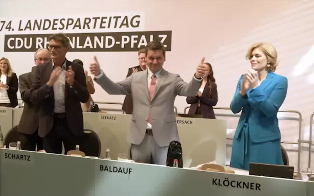 Im Studio: Der neue rheinland-pfälzische CDU-Landesvorsitzende Christian Baldauf