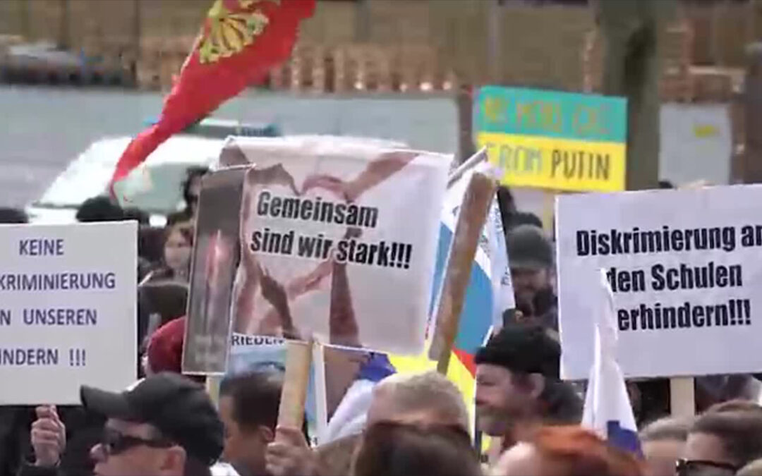 Pro-russische Demo in Frankfurt