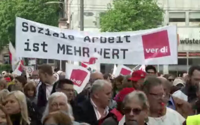 Neuer Streiktag in Rheinland-Pfalz: Busse stehen still und Kitas bleiben zu