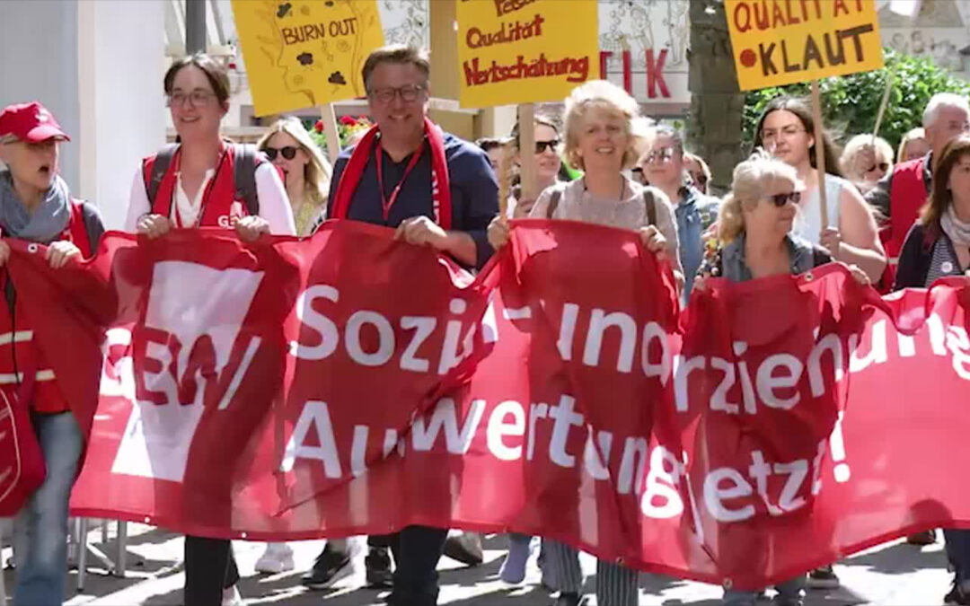 Kita-Streiks in Hessen und Rheinland-Pfalz