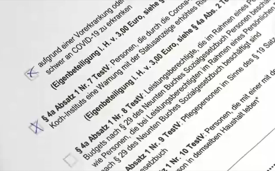 Corona-Testcenter: Wer muss wieviel bezahlen?
