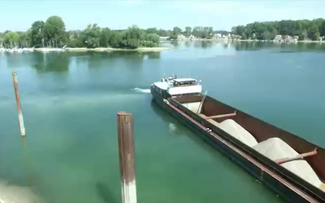 Große Probleme durch Niedrigwasser im Rhein
