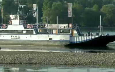 Rheinfähren fahren bald auf Grund