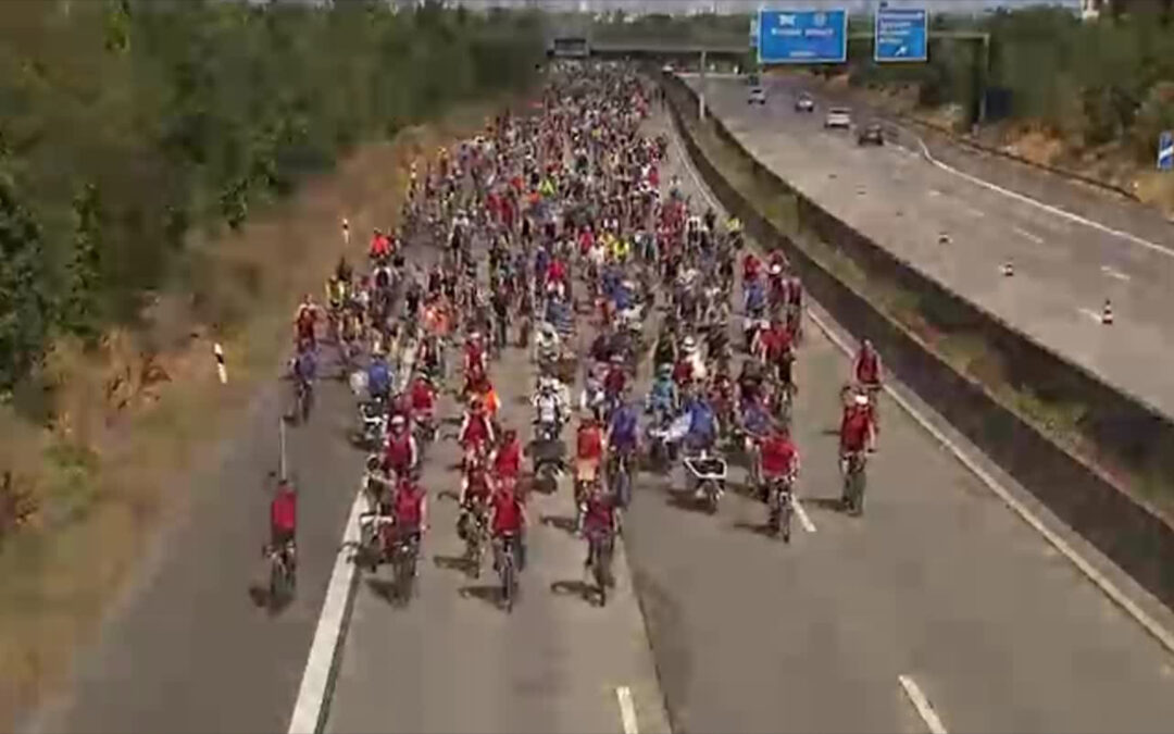 Fahrradkorso für Verkehrswende