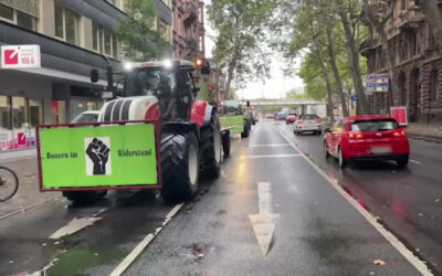 Landwirte protestieren in Mainz