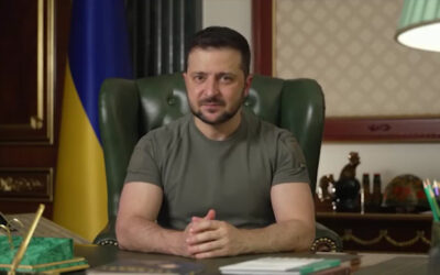 Videobotschaft des ukrainischen Präsidenten auf der Buchmesse