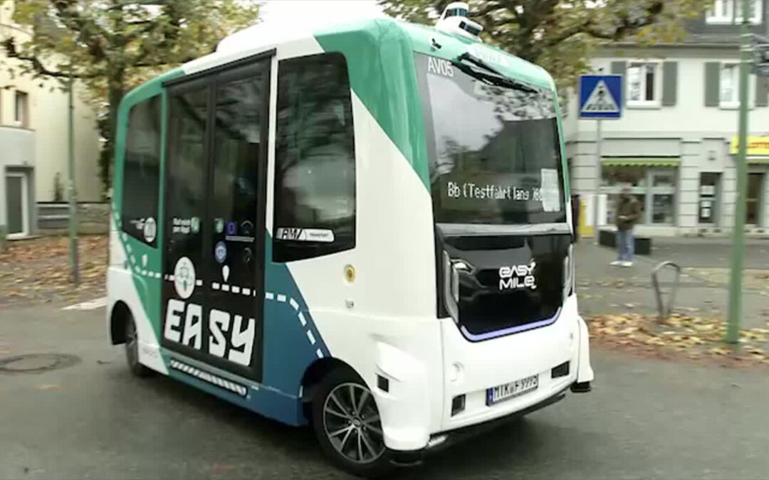 Autonomer Shuttlebus in Frankfurt