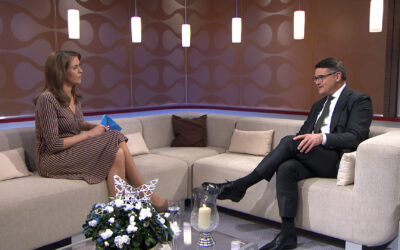 Zu Gast im Studio: Der hessische Ministerpräsident Boris Rhein