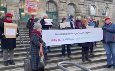 Kasseler demonstrieren gegen neue Kita