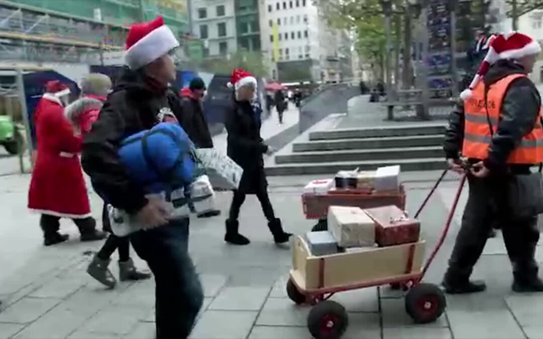 Bescherung für Obdachlose