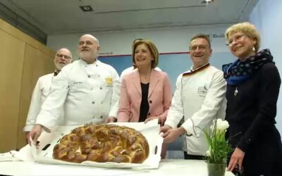 Traditionelle Neujahrsbrezel für die Ministerpräsidentin